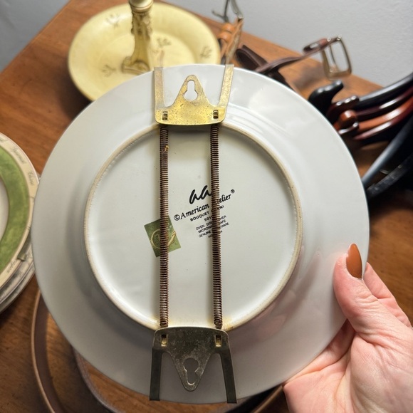 American Atelier Bouquet Garni 5011 Salad Plate - Mint Basil - Picture 3 of 3